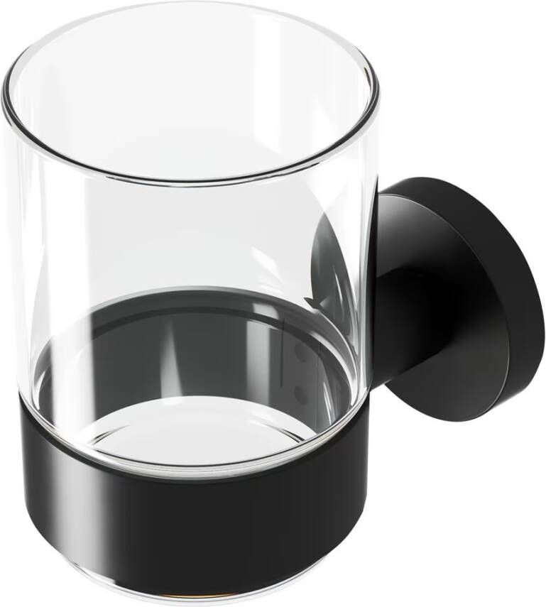 Geesa Glashouder Nemox | Met glas | Zwart