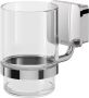 Geesa Glashouder Topaz | Met glas | Chroom - Thumbnail 1