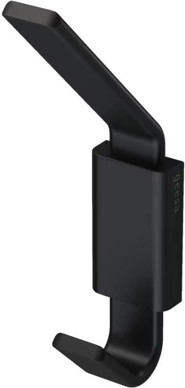 Geesa Handdoekhaak Frame | Dubbel haaks | Zwart