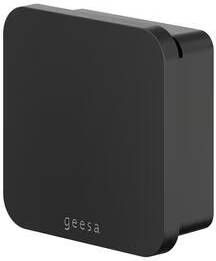 Geesa Handdoekhaak Topaz | Groot | Zwart