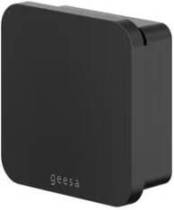 Geesa Handdoekhaak Topaz | Groot | Zwart