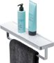 Geesa Handdoekrek Frame | 40 cm | Met plateau | Wit-Chroom - Thumbnail 1
