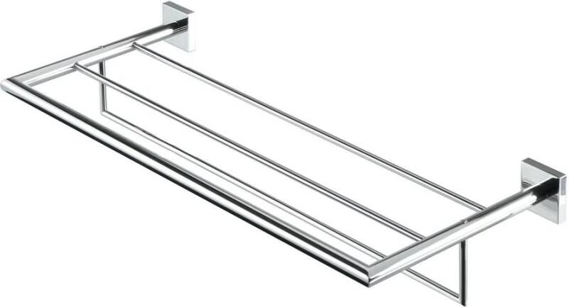 Geesa Handdoekrek Nelio | 60 cm | Met plateau | Chroom