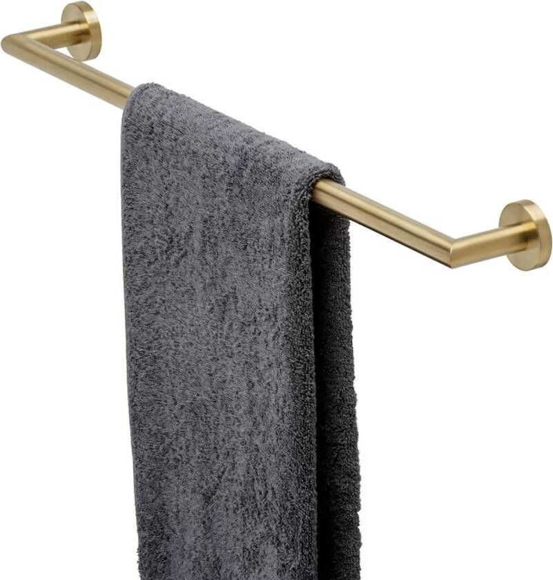 Geesa Handdoekrek Nemox | 60 cm | Goud geborsteld