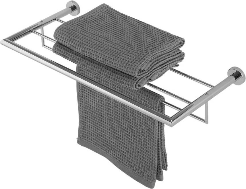 Geesa Handdoekrek Nemox | 60 cm | Met plateau | Chroom