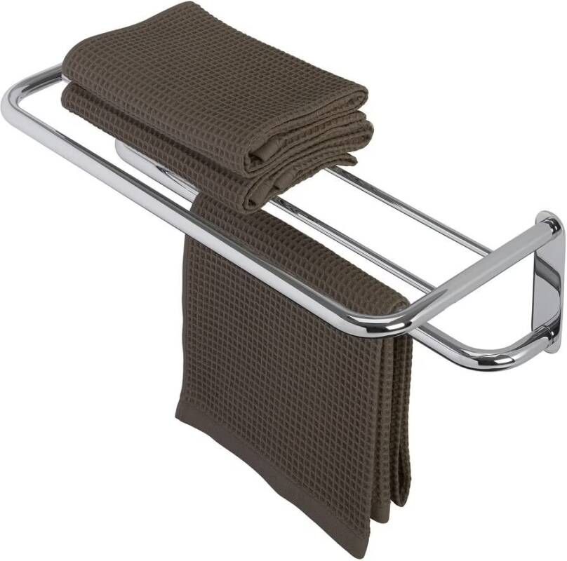 Geesa Handdoekrek Wynk | 60 cm | Met plateau | Chroom