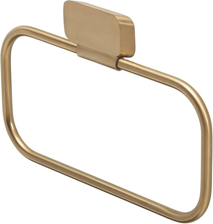 Geesa Handdoekring Shift | Goud geborsteld