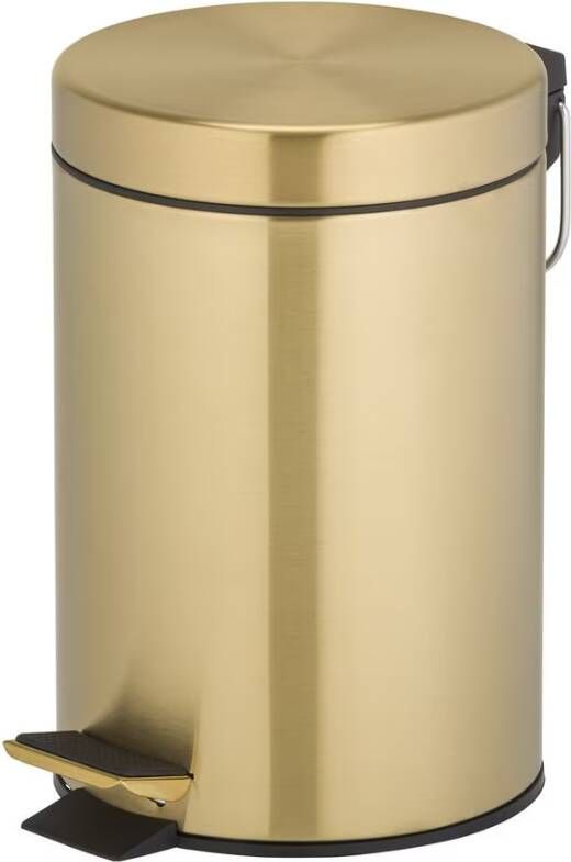 Geesa Pedaalemmer Hotel | 3 liter | Vrijstaand | Goud geborsteld