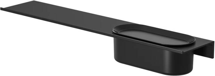 Geesa Planchet Leev | 60 cm | Met douchemand 23 cm | Zwart