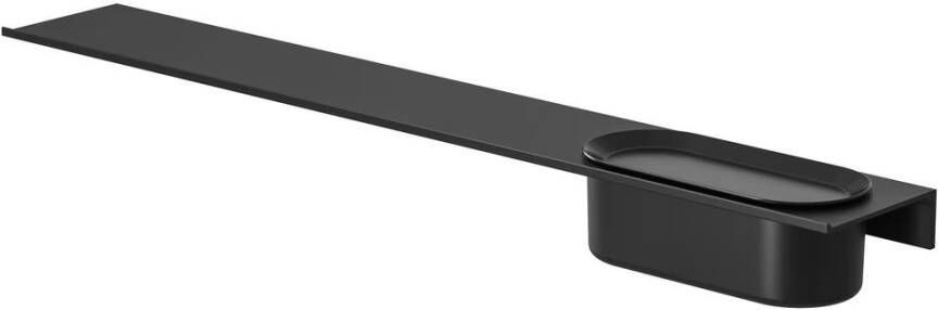 Geesa Planchet Leev | 80 cm | Met douchemand 23 cm | Zwart