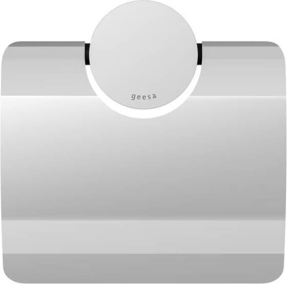 Geesa Toiletaccessorieset Opal | Toiletborstel met houder Toiletrolhouder met klep Handdoekhaak | Chroom
