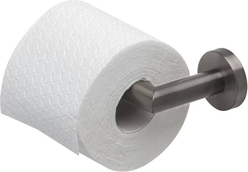Geesa Toiletrolhouder Nemox | Zwart metaal geborsteld