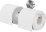 Geesa Toiletrolhouder Opal | Dubbel | RVS geborsteld - Thumbnail 1