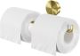 Geesa Toiletrolhouder Opal | Met planchet | Goud geborsteld - Thumbnail 1