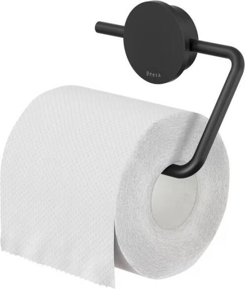 Geesa Toiletrolhouder Opal | Zonder klep | Zwart