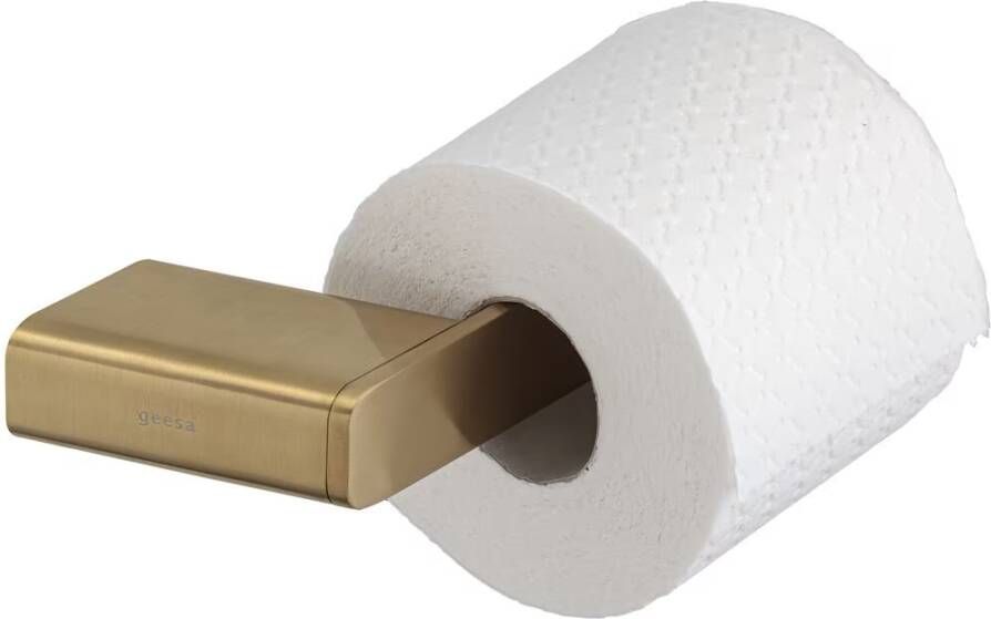 Geesa Toiletrolhouder Shift | Zonder klep | Rechts | Goud geborsteld