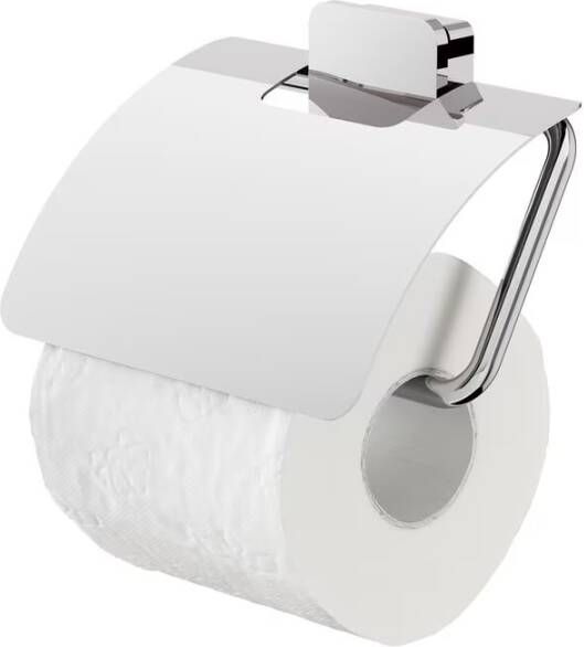 Geesa Toiletrolhouder Topaz | Met klep | Chroom