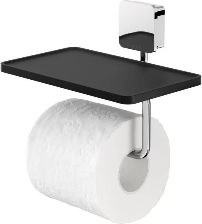 Geesa Toiletrolhouder Topaz | Met planchet | Chroom