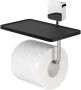 Geesa Toiletrolhouder Topaz | Met planchet | Chroom - Thumbnail 1