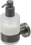 Geesa Zeepdispenser Nemox | 200 ml | Zwart metaal geborsteld - Thumbnail 1