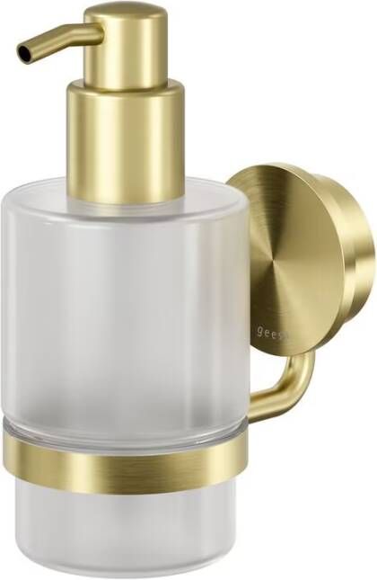 Geesa Zeepdispenser Opal | 200 ml | Goud geborsteld