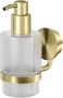 Geesa Zeepdispenser Opal | 200 ml | Goud geborsteld - Thumbnail 1