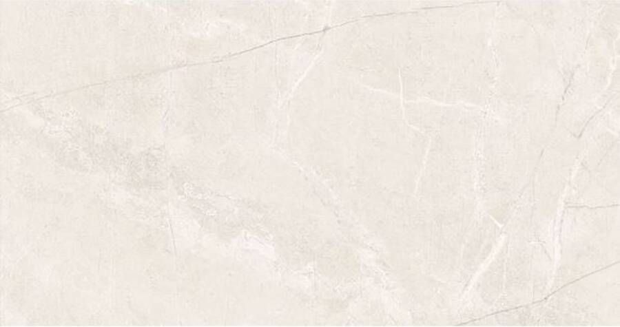 Geo Tiles Indic Vloertegel | 60x120 cm | Gerectificeerd | Marmerlook | Mat Wit