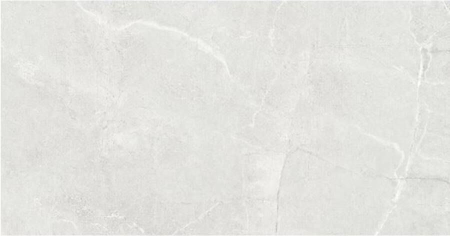 Geo Tiles Indic Vloertegel | 60x120 cm | Gerectificeerd | Marmerlook | Mat Wit