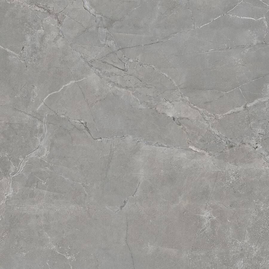 Geo Tiles Indic Vloertegel | 60x60 cm | Gerectificeerd | Marmerlook | Mat Grijs