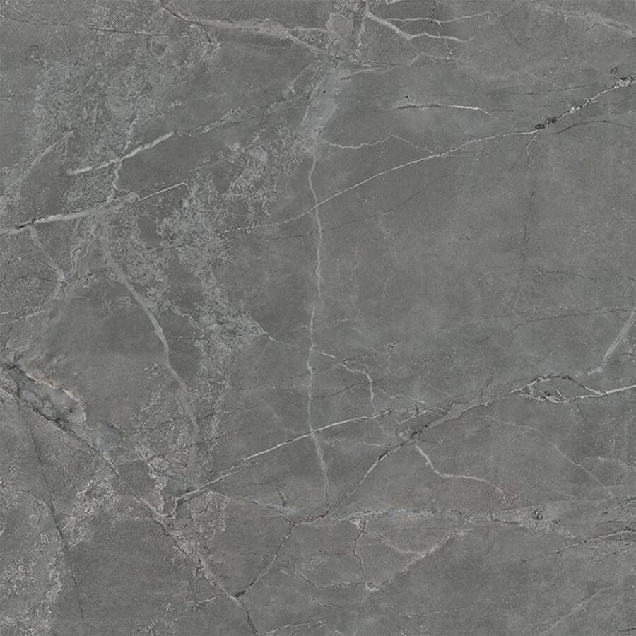 Geo Tiles Indic Vloertegel | 60x60 cm | Gerectificeerd | Marmerlook | Mat Grijs