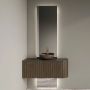 Gliss Design Badkamerspiegel Celeste | 50x140 + 40x20 cm | 2-delig verticaal | Indirecte LED verlichting | Sensor bediening | Met spiegelverwarming - Thumbnail 1