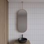 Gliss Design Badkamerspiegel Halo | 40x90 cm | Verticaal | Ovaal | Koper rose - Thumbnail 1