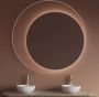 Gliss Design Badkamerspiegel Kosmos | 100 cm | Indirecte LED verlichting | Sensor bediening | Met spiegelverwarming | Mat wit - Thumbnail 1