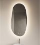 Gliss Design Badkamerspiegel Maya | 100x50 cm | Organisch | Indirecte LED verlichting | Touch button | Met spiegelverwarming - Thumbnail 1