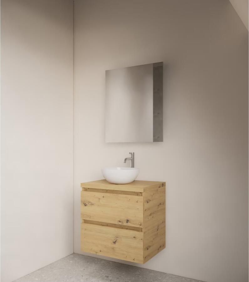 Gliss Design Badkamerspiegel Basic | 70x70 cm | Rechthoekig - Foto 2