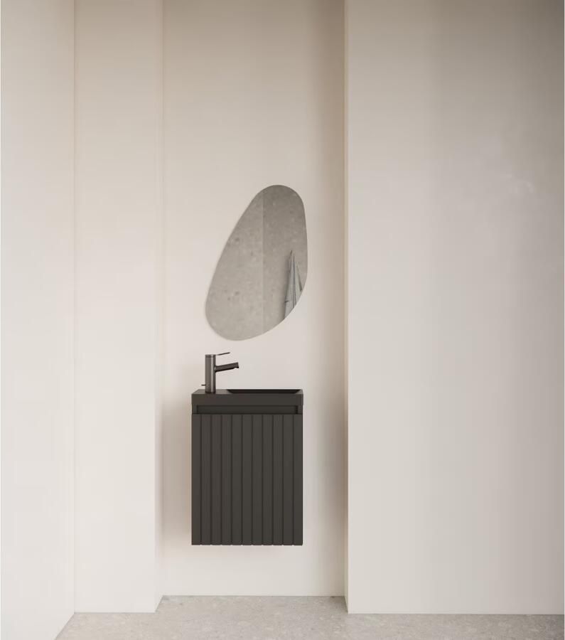 Gliss Design Toiletspiegel Hemera | 60x37 cm | Organisch - Foto 2