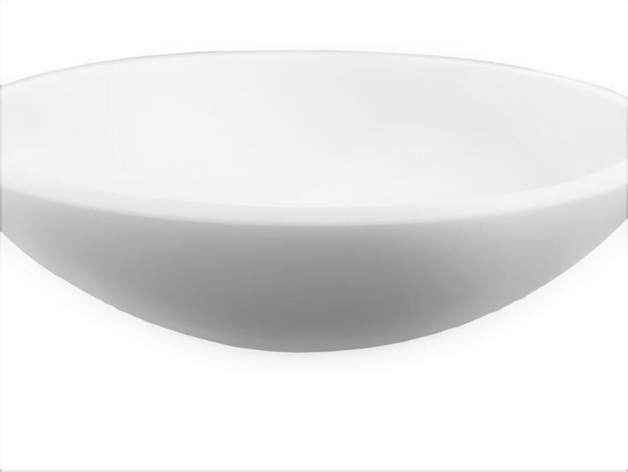 Gliss Design Waskom Dione | 40 cm | Keramiek | Vrijstaand | Rond | Wit Mat - Foto 3