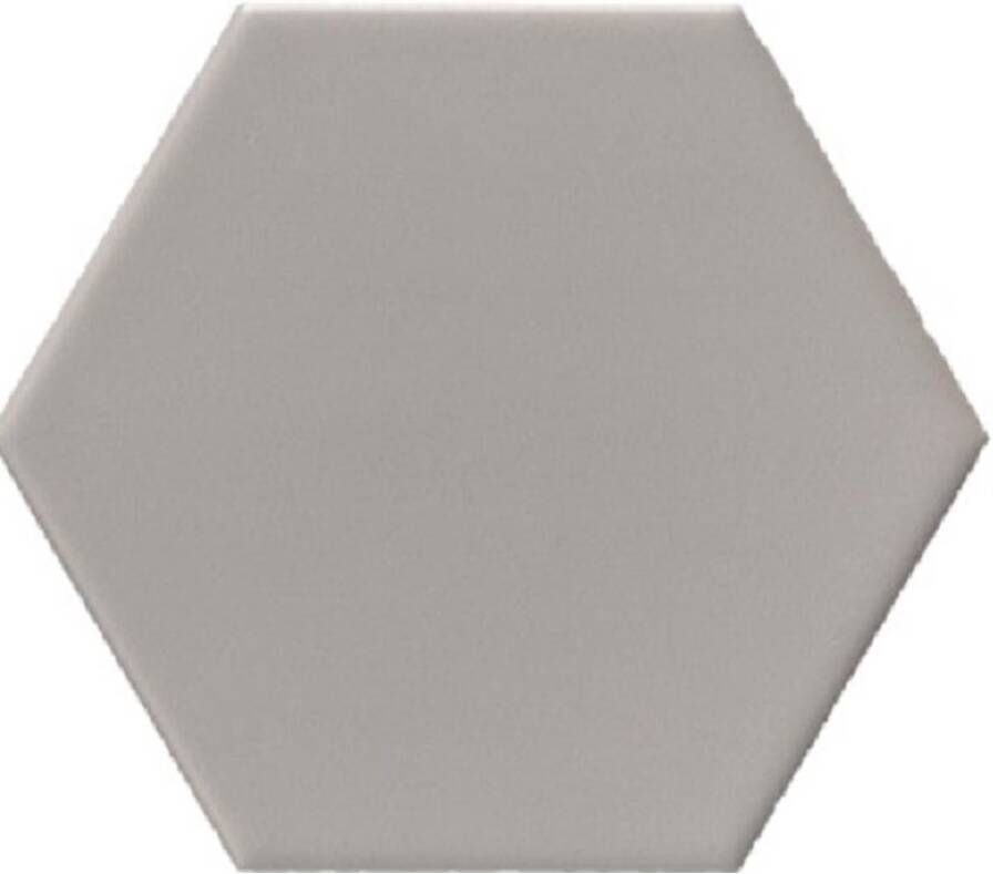 Grandeur Hexagonale Vloertegel | 17x15 cm | Mat Grijs