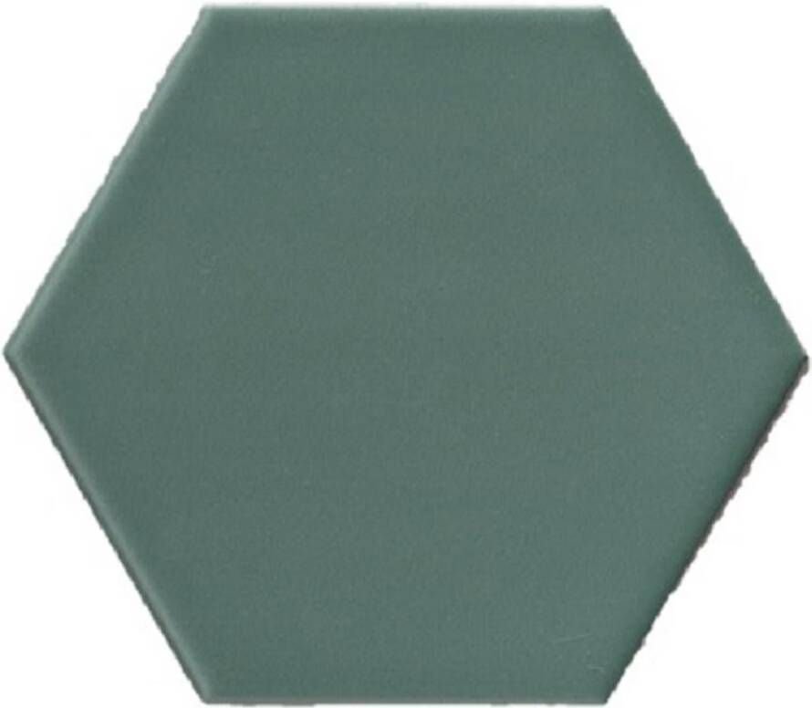 Grandeur Hexagonale Vloertegel | 17x15 cm | Mat Groen