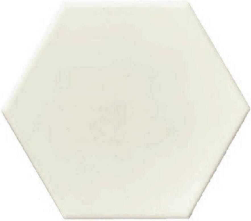 Grandeur Hexagonale Vloertegel | 17x15 cm | Mat Ivoor