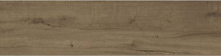 Grandeur Suomi Vloertegel | 20x120 cm | Gerectificeerd | Houtlook | Mat Bruin