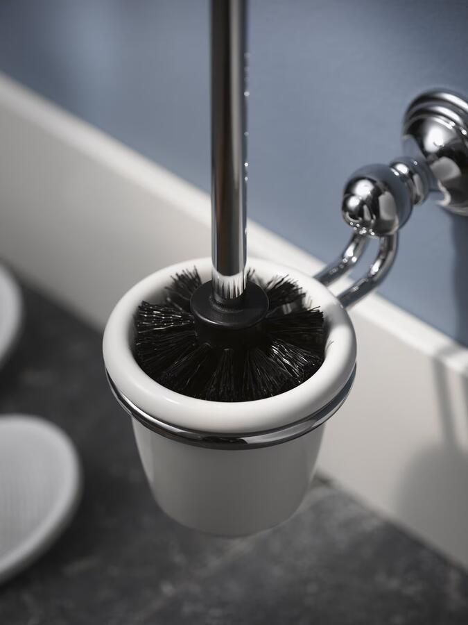 Haceka Allure toilet borstel glas vintage chroom - Foto 3