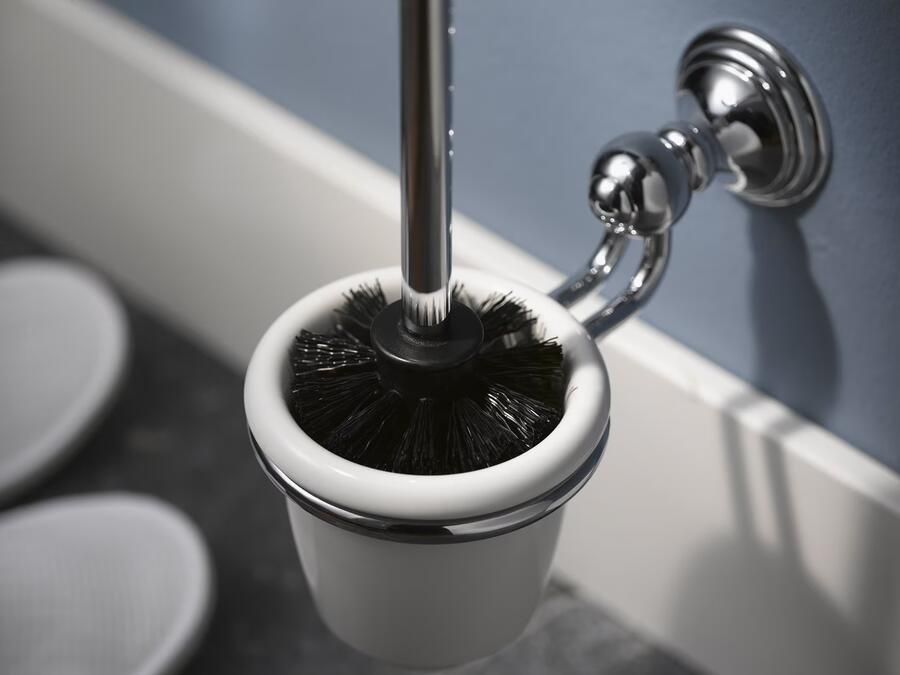 Haceka Allure toilet borstel glas vintage chroom - Foto 2