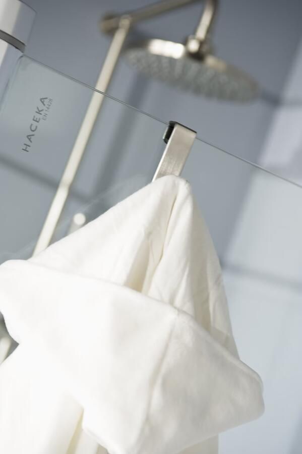 Haceka Handdoek haak Selection | Aan douchewand | Enkel haaks | RVS look - Foto 2