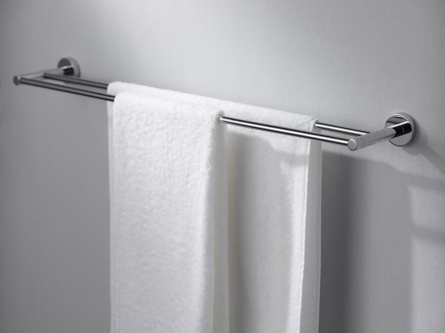 Haceka Handdoek houder Kosmos | Wandmontage | 84.3 cm | Enkel houder | Chroom