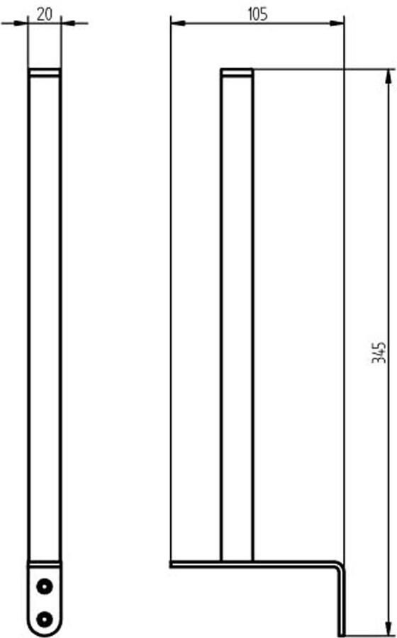 Haceka IXI reserverol houder rond rvs - Foto 2