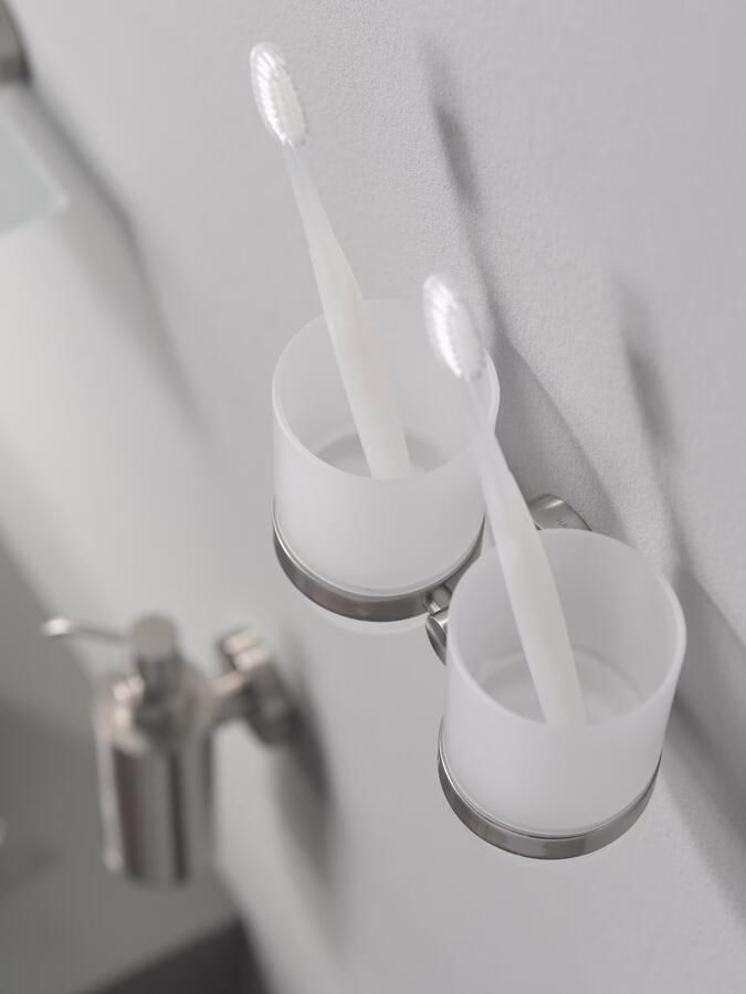 Haceka Kosmos dubbele glashouder rvs look