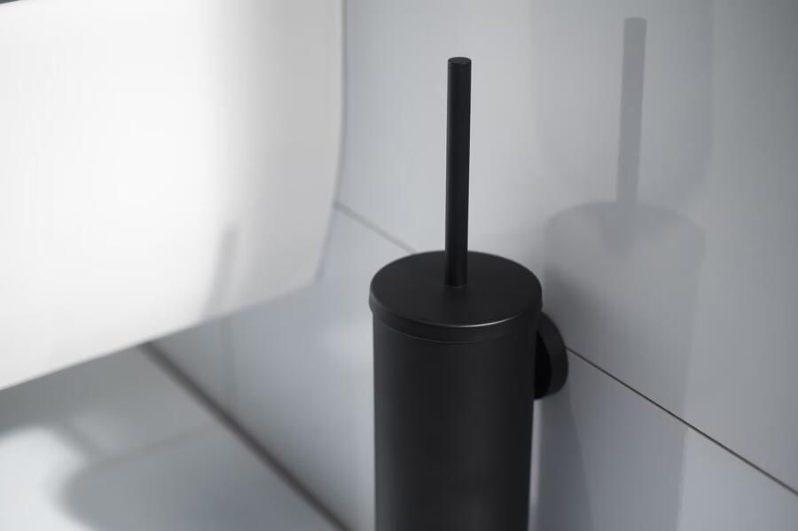 Haceka Kosmos toilet borstel rond Mat zwart