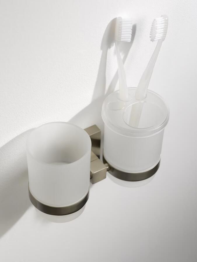 Haceka Mezzo dubbele glashouder rvs look - Foto 3