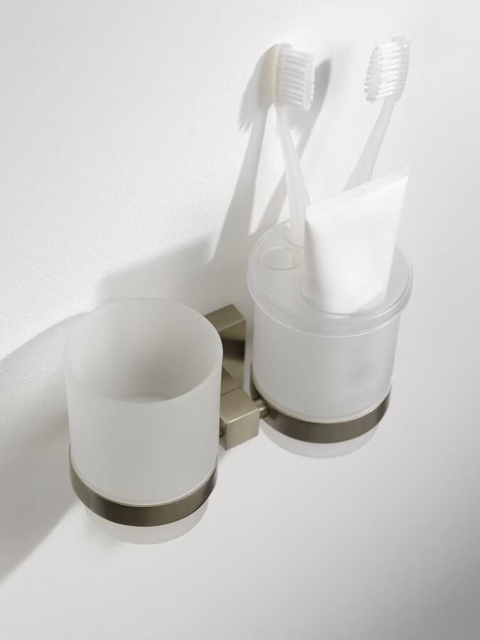 Haceka Mezzo dubbele glashouder rvs look - Foto 2